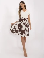 Šaty DHJ SK 253701.80 světle béžové