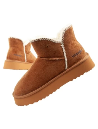 Wrangler Elsa zimní kotníkové boty zateplené pohodlné módní hnědé