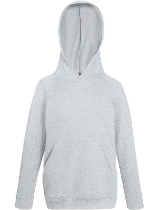 Fruit of the Loom Kids Lightweight Hooded Sweat Dětská mikina s kapucí 16.2009 heather grey Fruit of the Loom Kids Lightweight Hooded Sweat Dětská mikina s kapucí 16.2009 heather grey