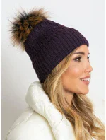 Dámská čepice AT CZ 173501.44 tmavě fialová Dámská čepice AT CZ 173501.44 tmavě fialová