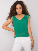 Dámský top DHJ TP 13317.25P tmavě zelený Dámský top DHJ TP 13317.25P tmavě zelený