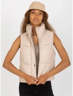 Dámská vesta NM KZ D2 3815-62.83 Světle béžová - FPrice