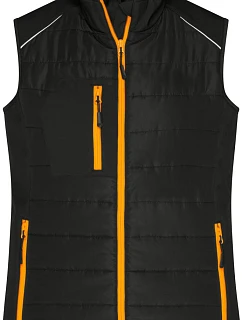 Daiber JN 1821 Dámská hybridní vesta 02.1821 black/neon orange