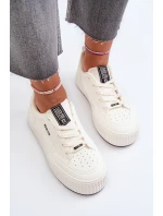 Dámské tenisky na platformě Big Star NN274254 Bílé