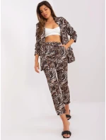 DHJ kalhoty SP 13926 6.60P černá béžová