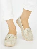 Designové dámské mokasíny zlaté platforma Designové dámské mokasíny zlaté platforma