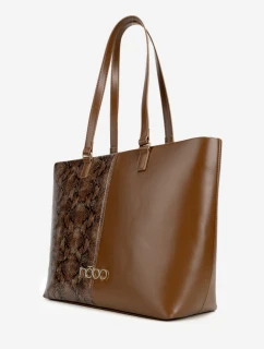 Kabelka Shopper Zvířecí Vzor NOBO BAG5740-M17 Hnědá