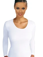 Bílá dámská košilka Emili Lena 2XL-3XL