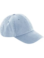 Beechfield B 655B Dětská 6 panelová nízkoprofilová kšiltovka 53.655B vintage light blue