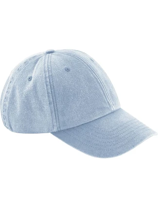 Beechfield B 655B Dětská 6 panelová nízkoprofilová kšiltovka 53.655B vintage light blue