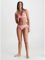 Dámské plavkové kalhotky KW0KW02124 0JV růžová - Calvin Klein Dámské plavkové kalhotky KW0KW02124 0JV růžová - Calvin Klein