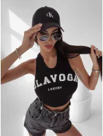 Dámský top 278026 černý - Ola Voga Dámský top 278026 černý - Ola Voga