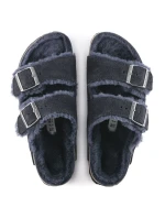 Birkenstock Arizona VL Shearling Midnight zateplené žabky semišová kůže široké regular (1020592) Birkenstock Arizona VL Shearling Midnight zateplené žabky semišová kůže široké regular (1020592)