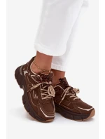 Dámské sportovní tenisky s dvojím šněrováním čokoládové Annelie Dámské sportovní tenisky s dvojím šněrováním čokoládové Annelie