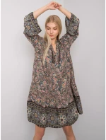 TW SK BI 5S0118B.25 khaki šaty TW SK BI 5S0118B.25 khaki šaty