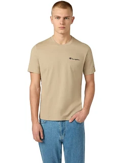 Pánské tričko Champion SS Tee beige 221798 MS041 pánské
