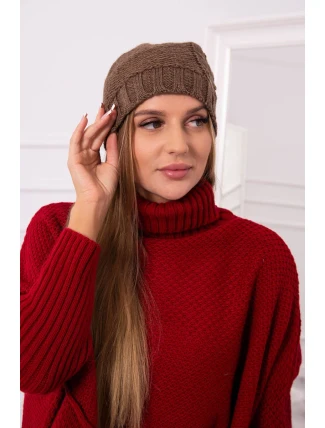 Fleecová čepice Ula K271 cappuccino