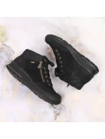 Nepromokavé kožené zateplené boty Rieker W RKR567