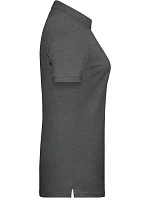 Daiber 8009 Dámské piqué polo z bio bavlny 02.8009 black heather Daiber 8009 Dámské piqué polo z bio bavlny 02.8009 black heather