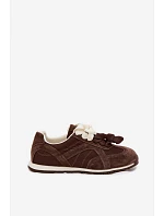 Kožené tenisky Vinceza Dámské 86427 Čokoládové