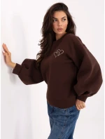 IT BL mikina H2349.65 tmavě hnědá