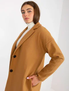 Dámský kabát TW EN BI 7298 1.15 velbloudí