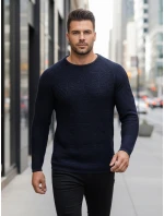 Pánský tmavě modrý svetr WX2300z Pánský tmavě modrý svetr WX2300z