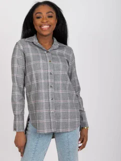 Dámská košile LK-KS-508770.49P-šedá