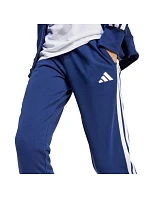 Dětské tepláky adidas Seasonal Essentials Tiberio 3-Stripes French Terry námořnická modrá JI6035
