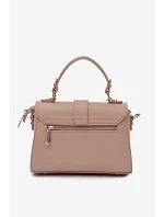 Kabelka Pošťácká s Odnímatelným Páskem Tmavě Béžová Belveta
