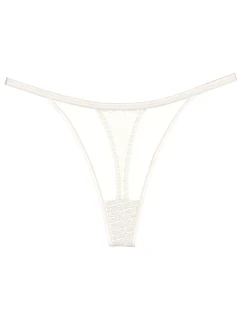 Dámská tanga Triumph Signature Sheer String - WHITE - bílé 1595 - TRIUMPH