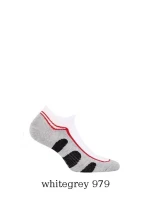 Pánské kotníkové ponožky Wola Sportive W91.1N3 Ag+ vzor