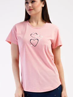 Dámské domácí šaty s tříčtvrtečním rukávem Lekníny