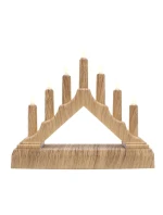 ADVENTNÍ KOSTEL 15.5x3.2x13.5CM 7 LED NAPÁJENÝCH BATERIÍ DĚTSKÉ PÍSMO