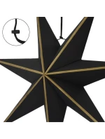 FSC 18x75CM ČERNÁ 7 ARMÁDY MICA DEKORATIVNÍ PAPÍR ZÁVĚSNÝ STARLET