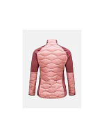 Dámská péřová bunda PEAK PERFORMANCE W Helium Hybrid Down Jacket, růžová barva Dámská péřová bunda PEAK PERFORMANCE W Helium Hybrid Down Jacket, růžová barva