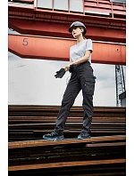 Daiber JN 1858 Pracovní kalhoty "Slim Line" 02.1858 black