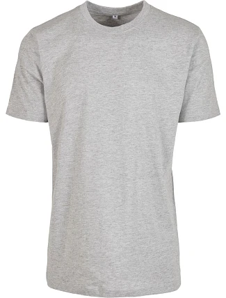 Build your Brand BY 004 Tričko z těžké bavlny 56.0004 heather grey Build your Brand BY 004 Tričko z těžké bavlny 56.0004 heather grey