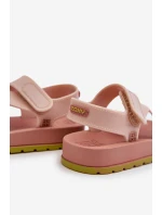 Dětské sandálky Na suchý zip vonící ZAXY LL385002 světle růžové