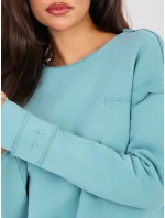 Mikina NS BL NS2553.16 tyrkysová