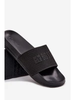 Pánské pantofle na pěnové podešvi Big Star – černé