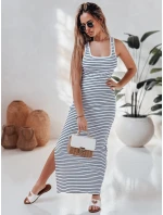 SUMMER LOVE one size maxi šaty bílo-modré FashionStreet EY2611