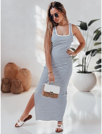 SUMMER LOVE one size maxi šaty bílo-modré FashionStreet EY2611