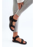 Dámské lehké sportovní sandály černá Lumeria