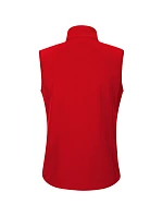 Trail softshellová vesta dámská červená