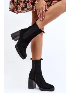 Dámské kotníkové boty ST-62P Černá - Seastar