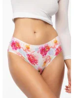 Kalhotky Peony Cheekie Brasil bílo-červené - Julimex Kalhotky Peony Cheekie Brasil bílo-červené - Julimex