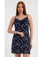 Dámská noční košile na ramínka Motýlci