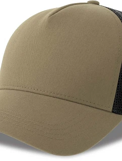 Atlantis Headwear Rapper Cotton-S 5 panelová Trucker kšiltovka 33.0260 khaki/black