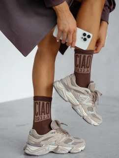 Dámské ponožky CIAO BELLA čokoládové